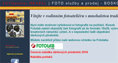Desktop Screenshot of fotodrapal.cz