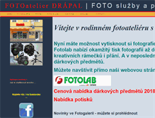Tablet Screenshot of fotodrapal.cz